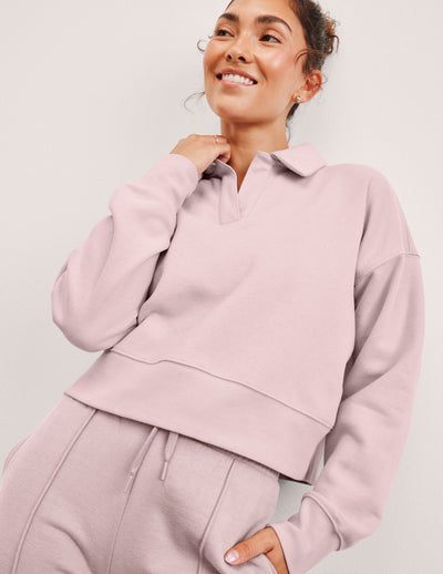 LuxeFleece™ Collared Sweatshirt