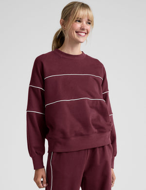 LuxeFleece Piper Oversized Sweatshirt
