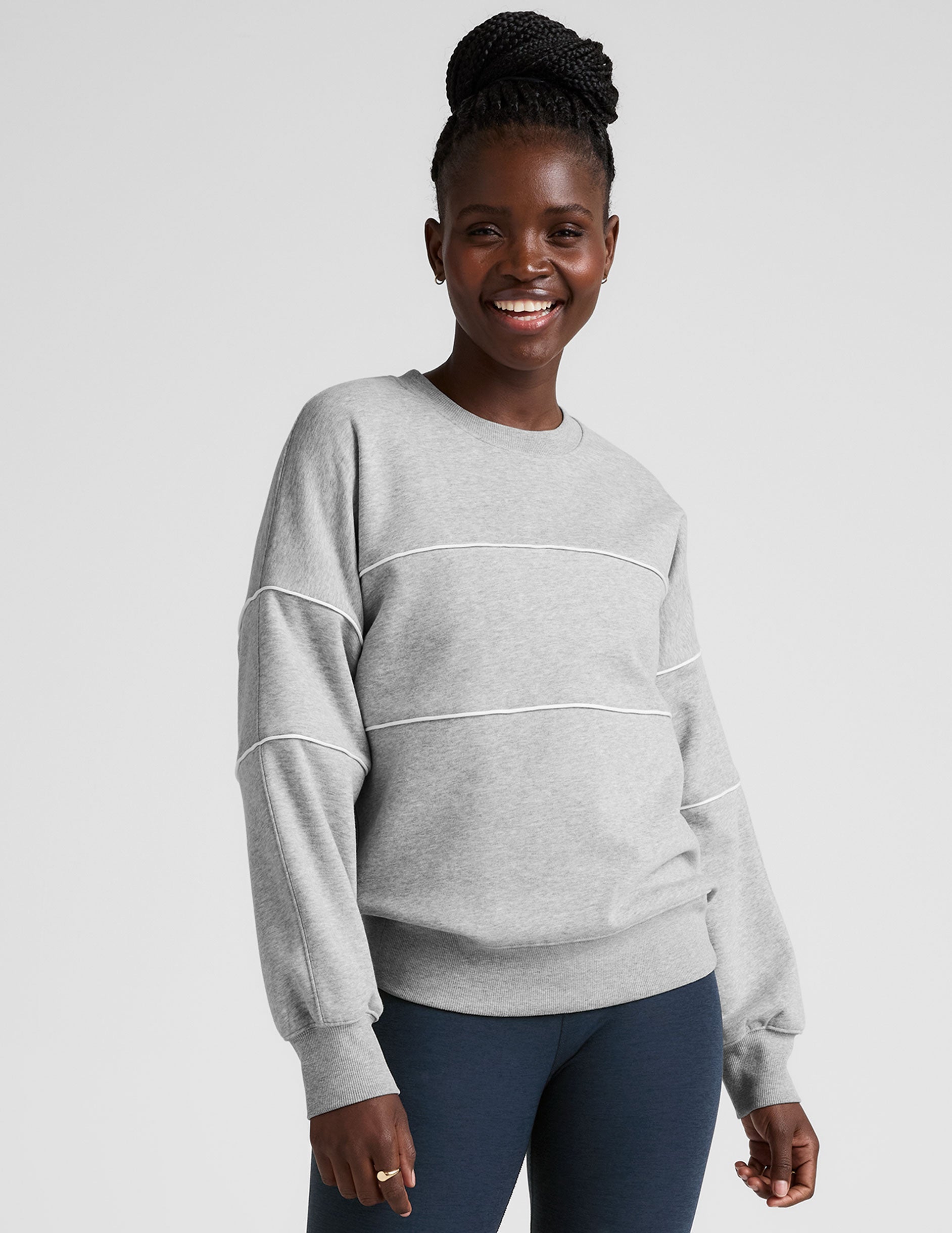 LuxeFleece Piper Oversized Sweatshirt