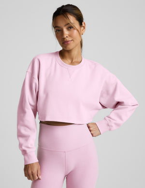 LuxeFleece Cropped Sweatshirt