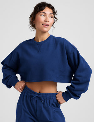 LuxeFleece Cropped Sweatshirt