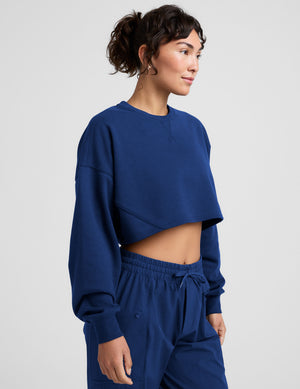 LuxeFleece Cropped Sweatshirt
