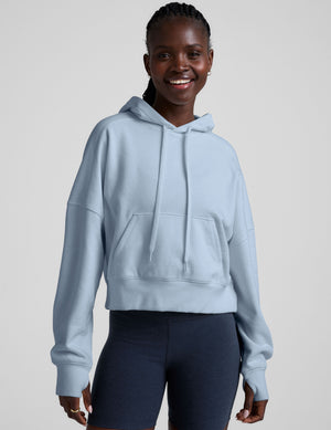 LuxeFleece Cropped Hoodie