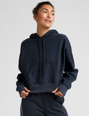 LuxeFleece Cropped Hoodie