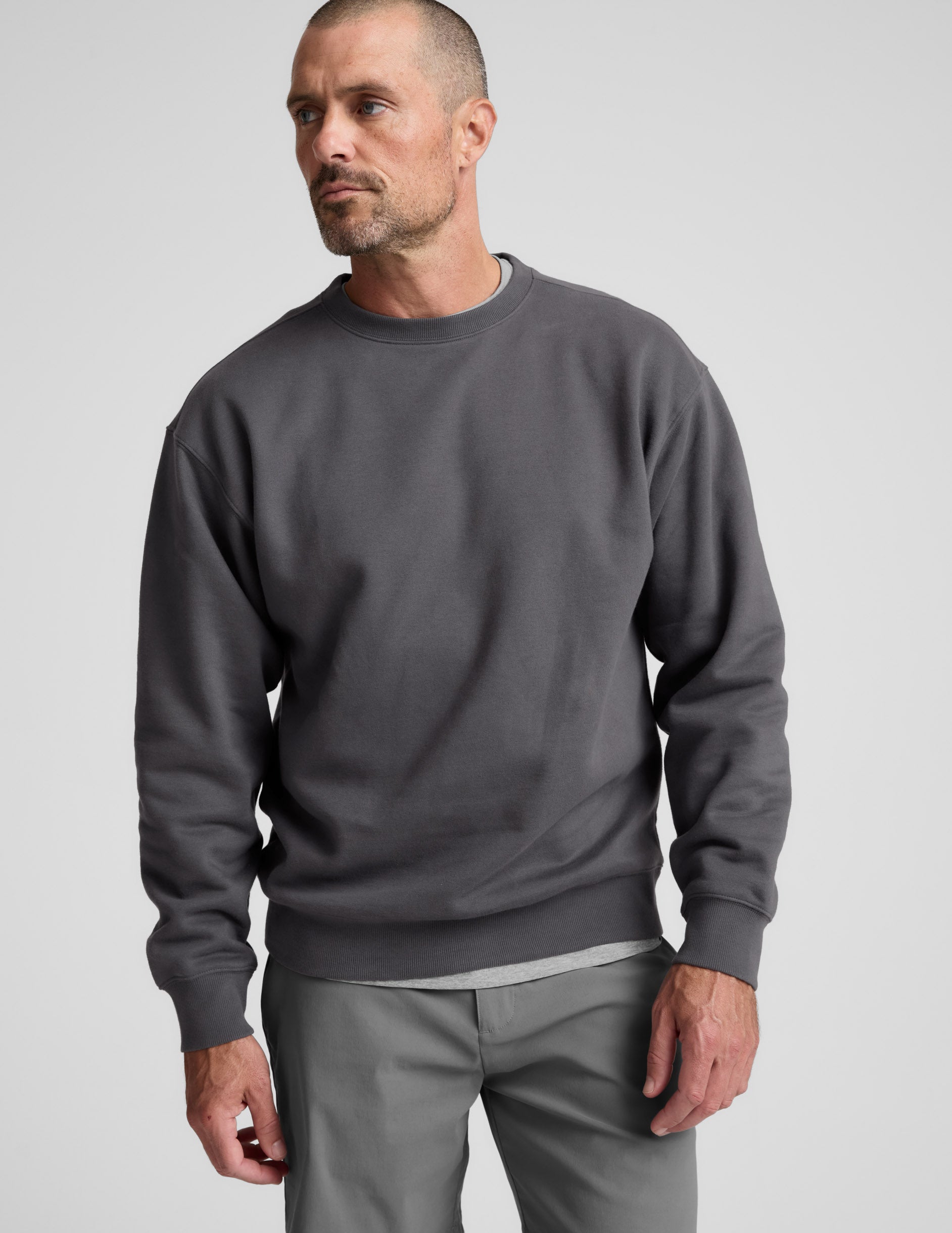 LuxeFleece Crewneck Men's Pullover | Beyond Yoga