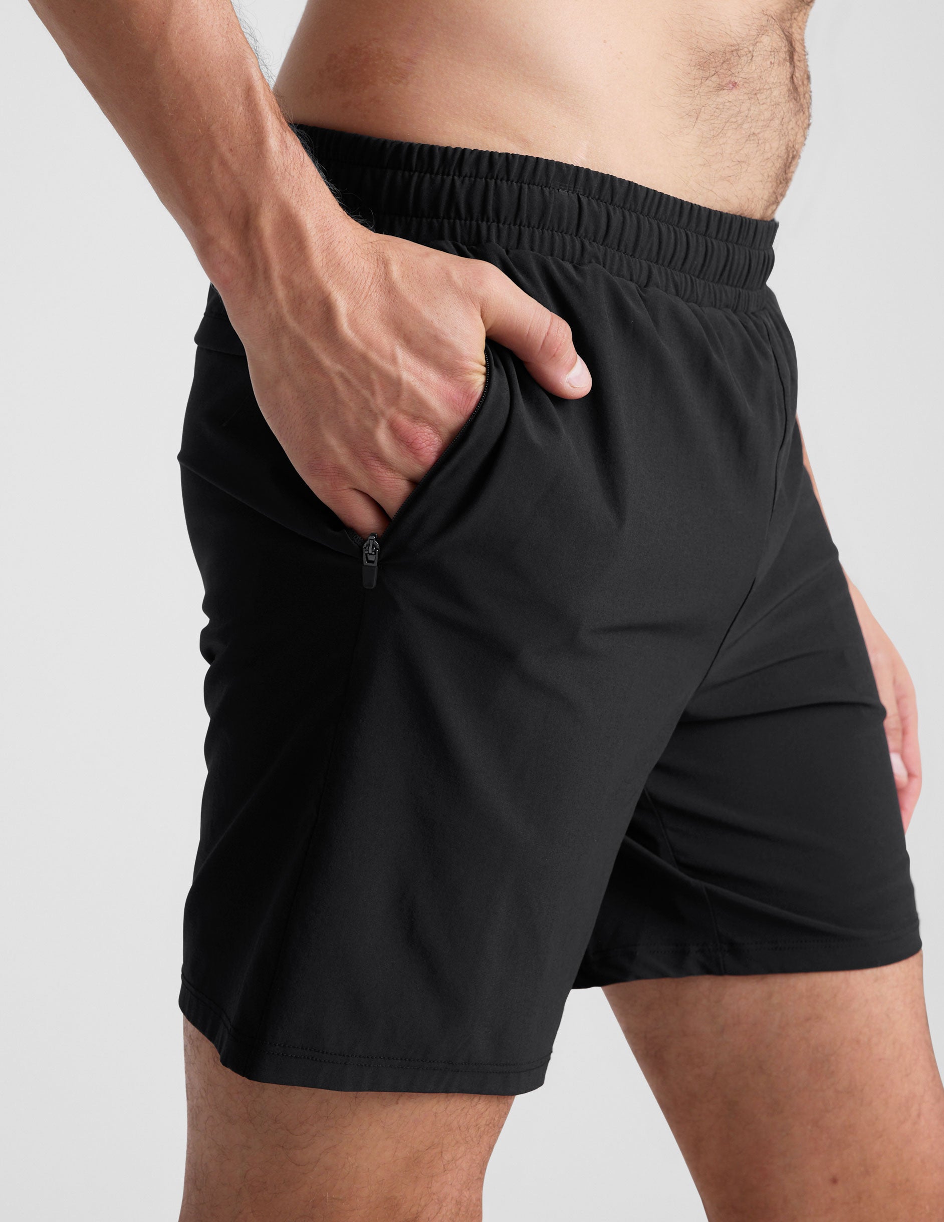 mens black short