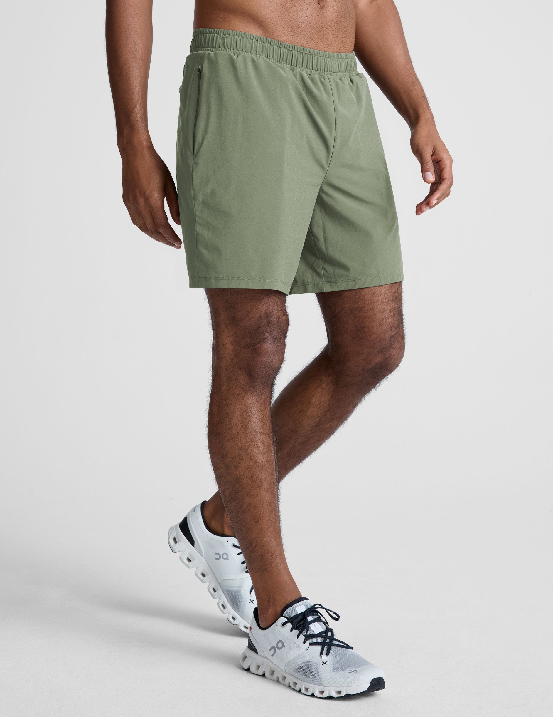 green mens shorts