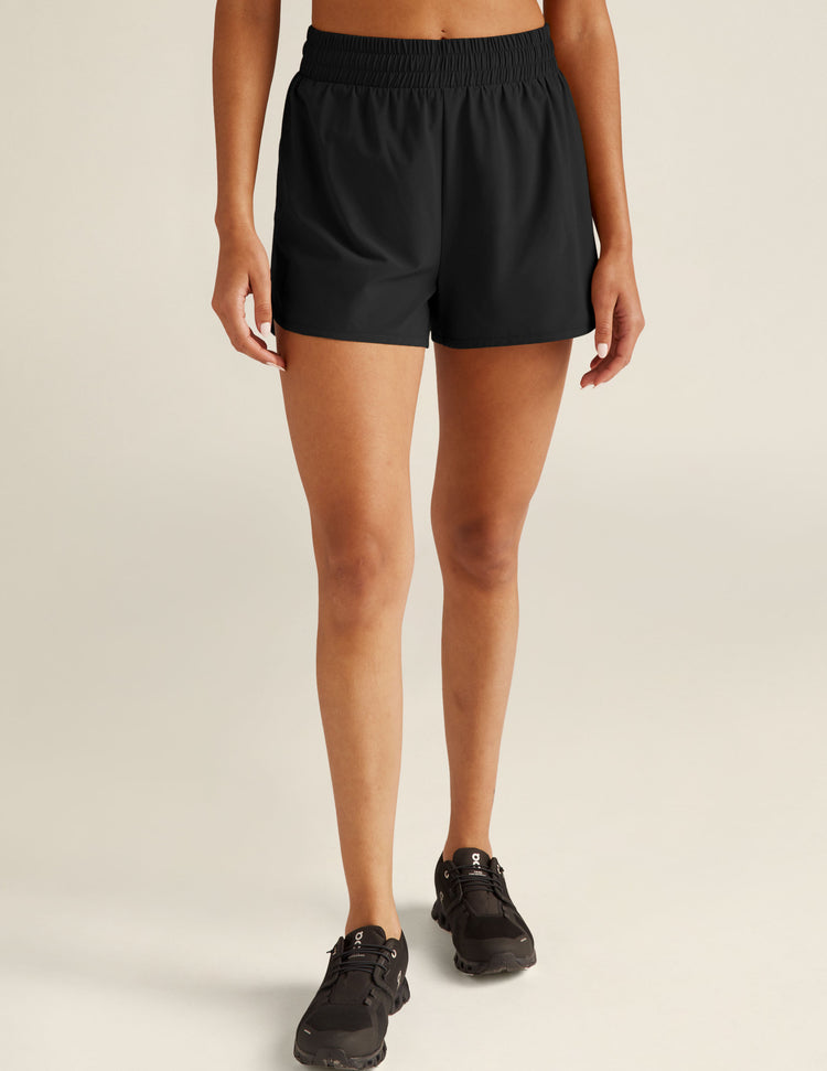 SOLID STRETCH KNIT SHORT
