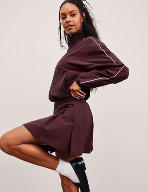 Score Pleated Skirt