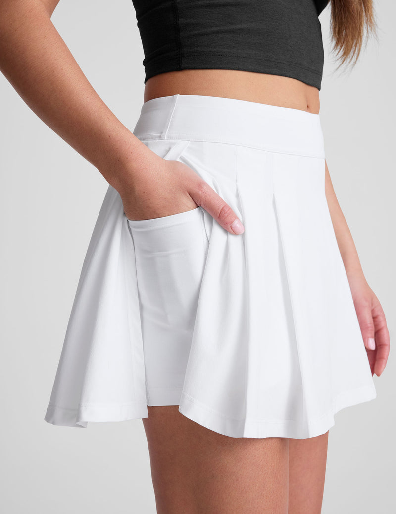 Score Pleated Skirt
