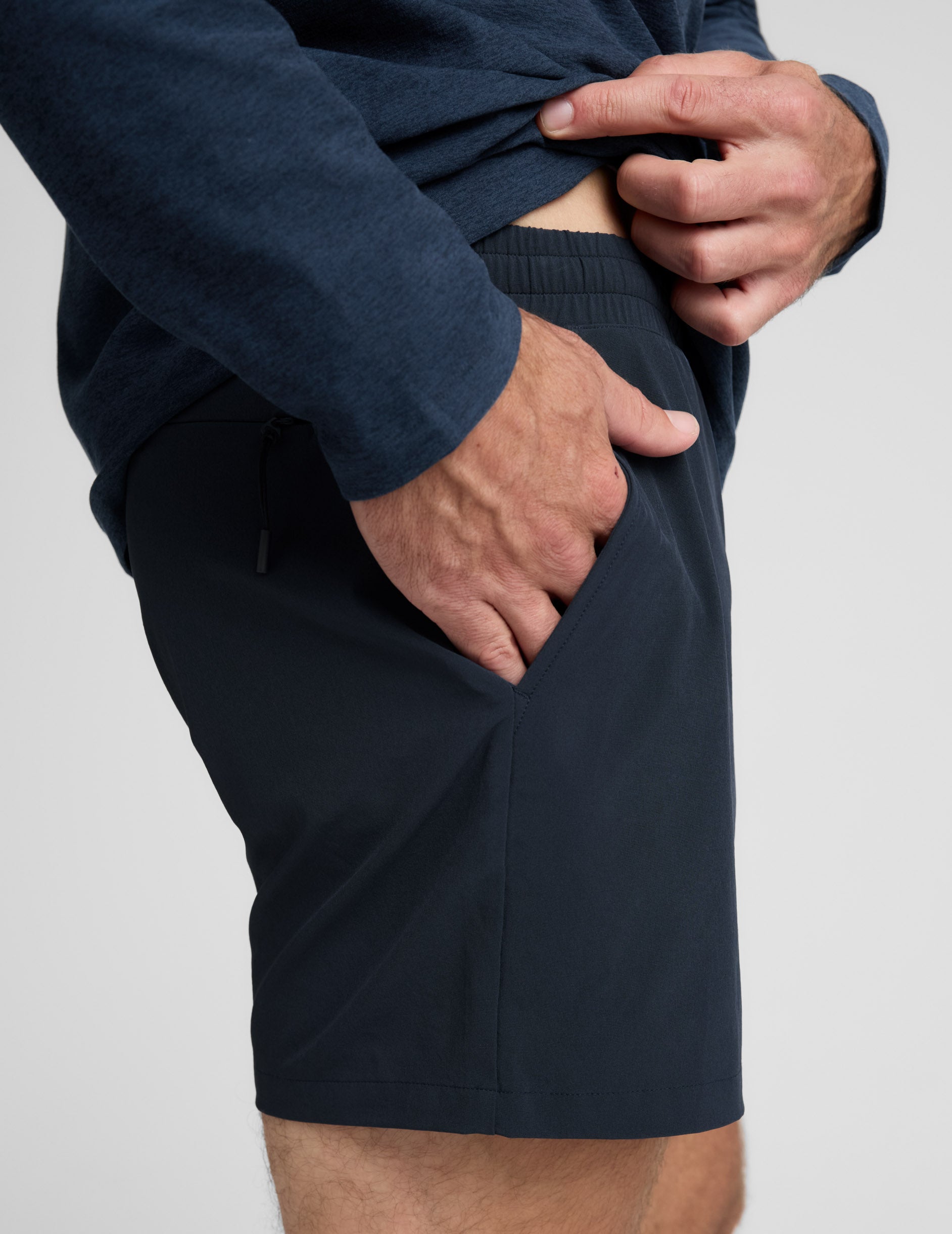 Men's 5-Inch Lightweight Pivotal Shorts - Nocturnal Navy | Beyond Yoga