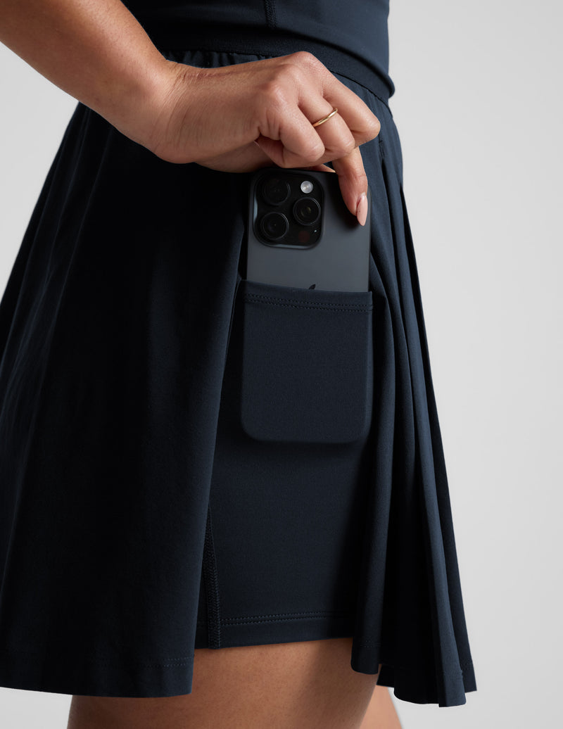 Score Pleated Dress