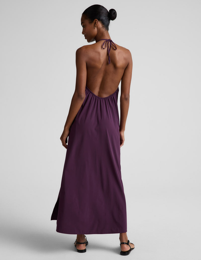 Go With The Flow Halter Dress