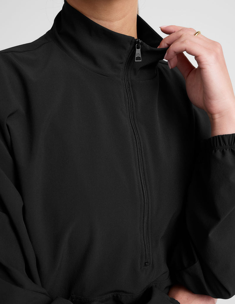 Stretch Woven In Stride Half Zip Pullover