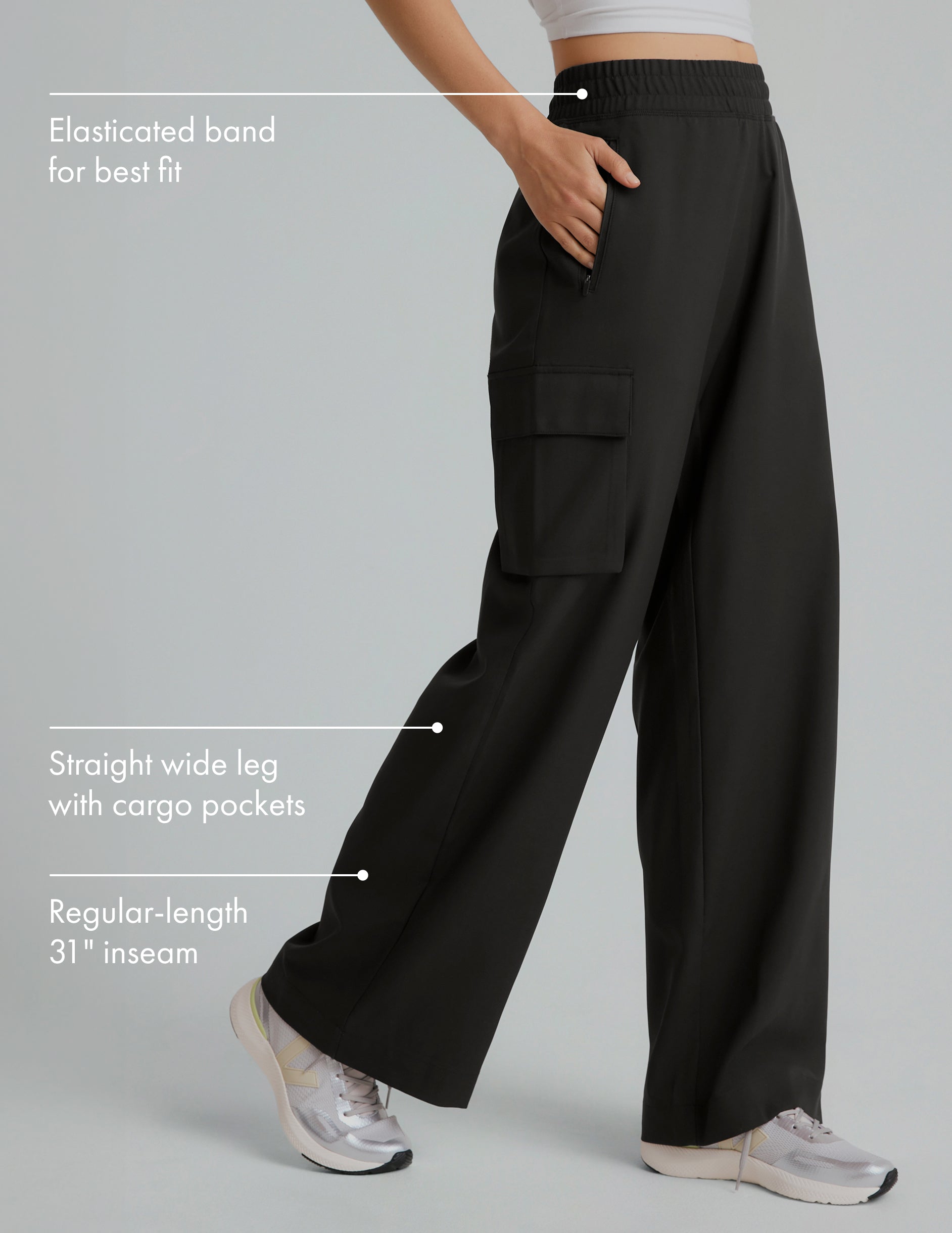 City Chic Wide Leg Cargo Pant