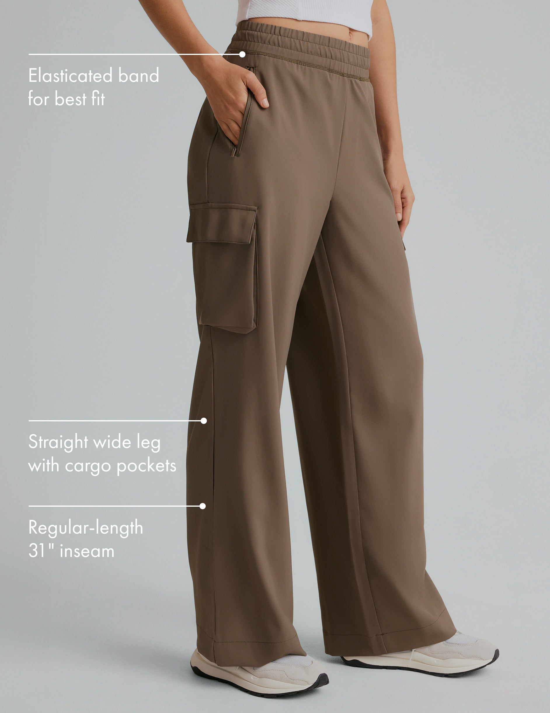 City Chic Wide Leg Cargo Pant