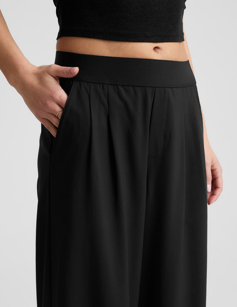 Elasticated Wide Leg Pant 31"