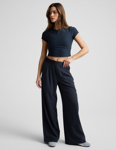 Elasticated Wide Leg Pant 31"