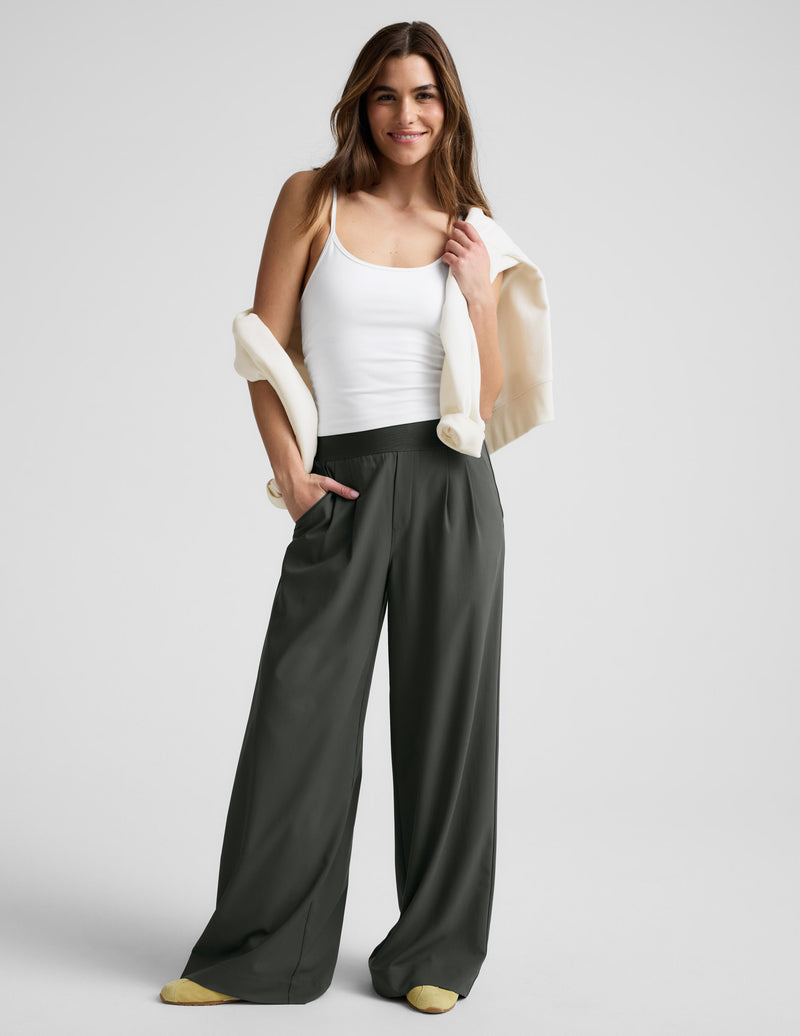 Elasticated Wide Leg Pant 31"
