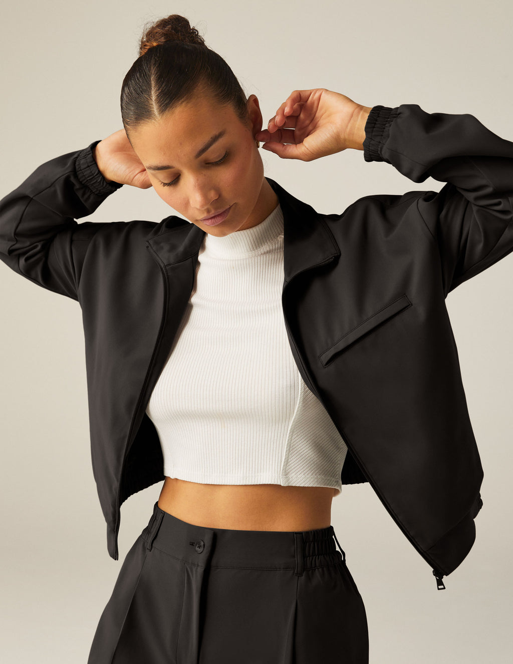 Sleek Popcolour Yoga Jacket