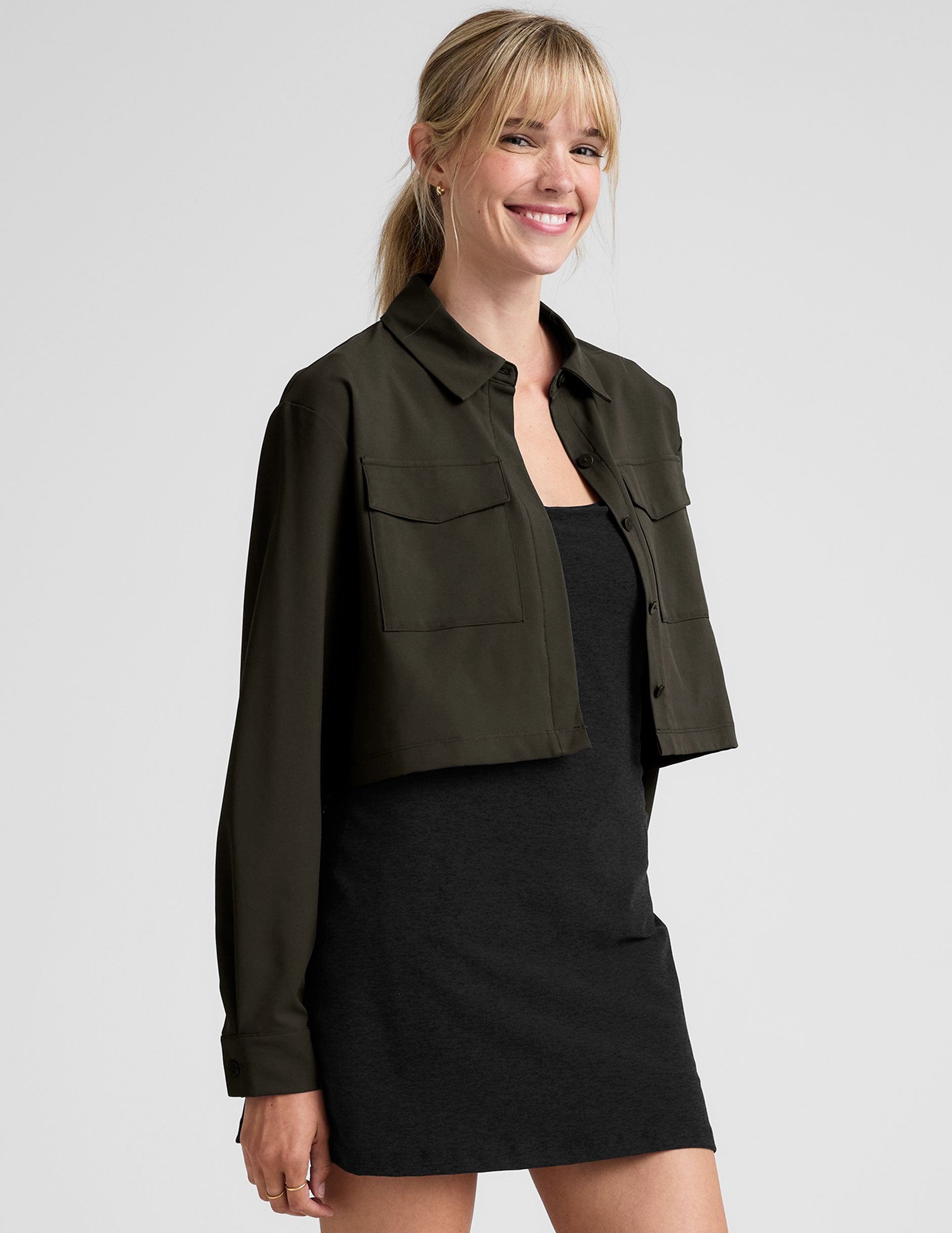 Midtown Cropped Jacket | Beyond Yoga