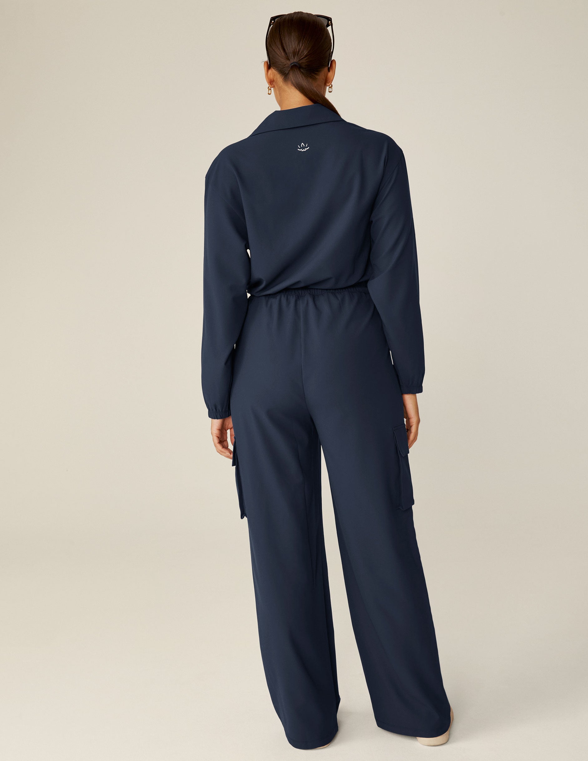 Update more than 227 navy blue long sleeve jumpsuit latest