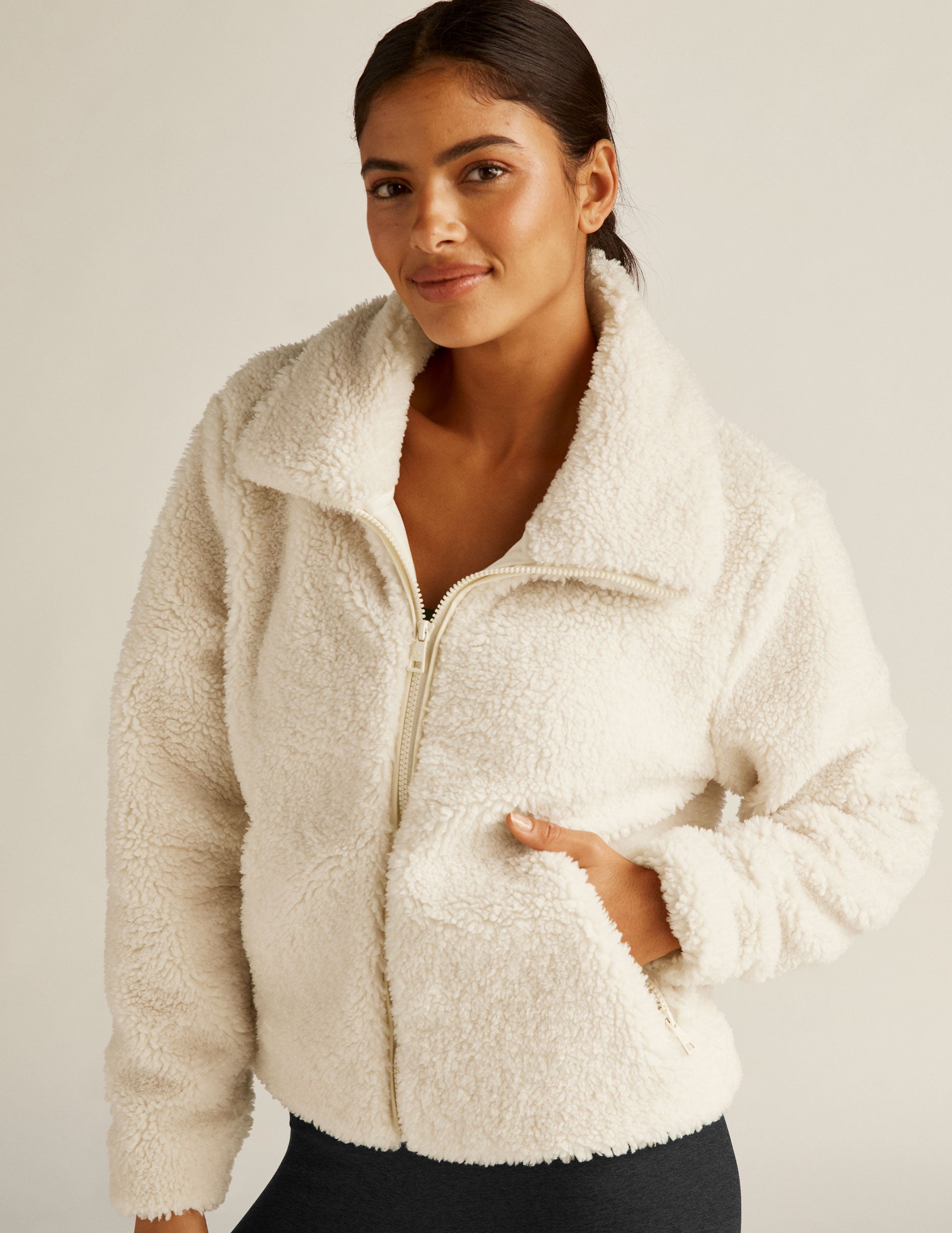 Century Star Womens Hoodies Fuzzy Hooded Sweatshirt Zipper Fleece Hoodie  Pullover Sherpa Sweater Fluffy Coat, White, XX-Large