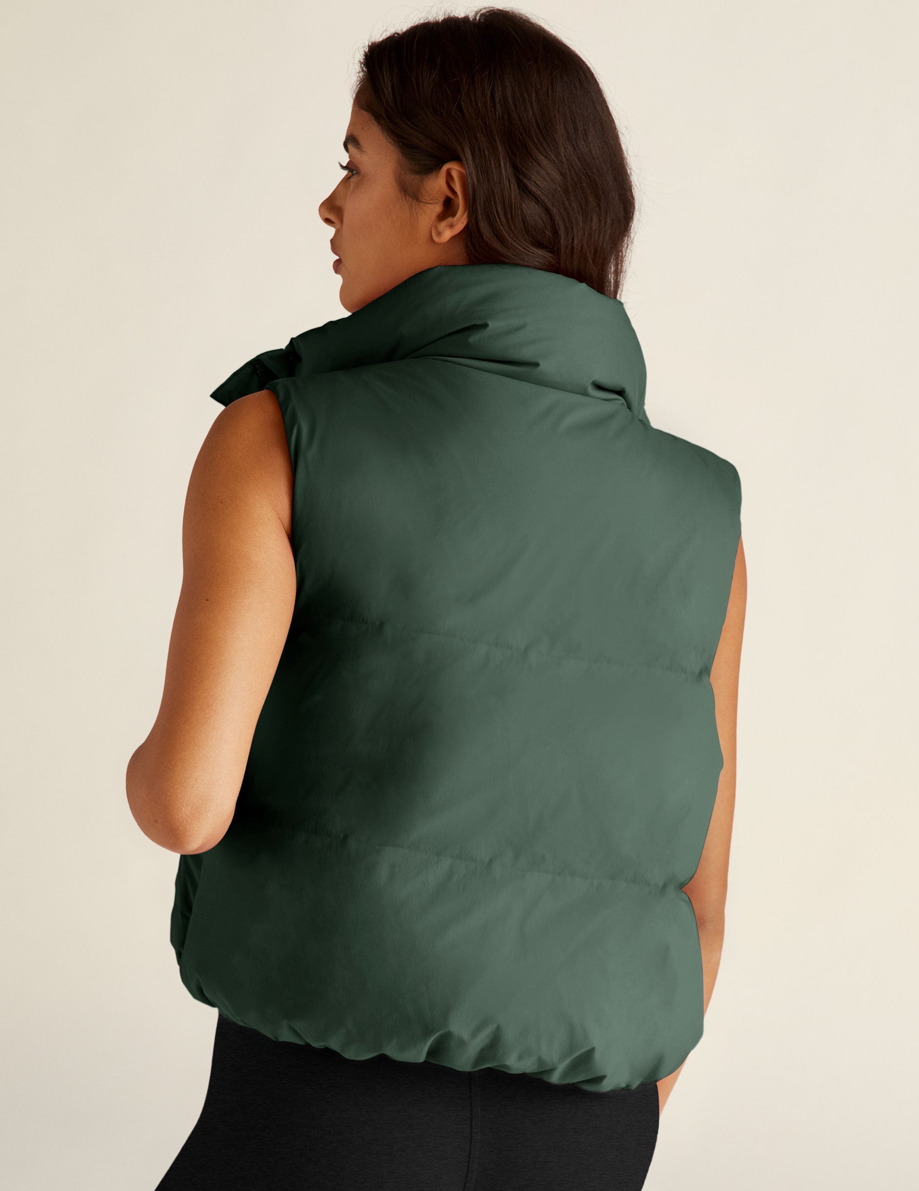 BEYOND YOGA, Things we're buying this Winter: The Pillow Bubble Vest +  anything in Caramel Toffee Heather 🤭