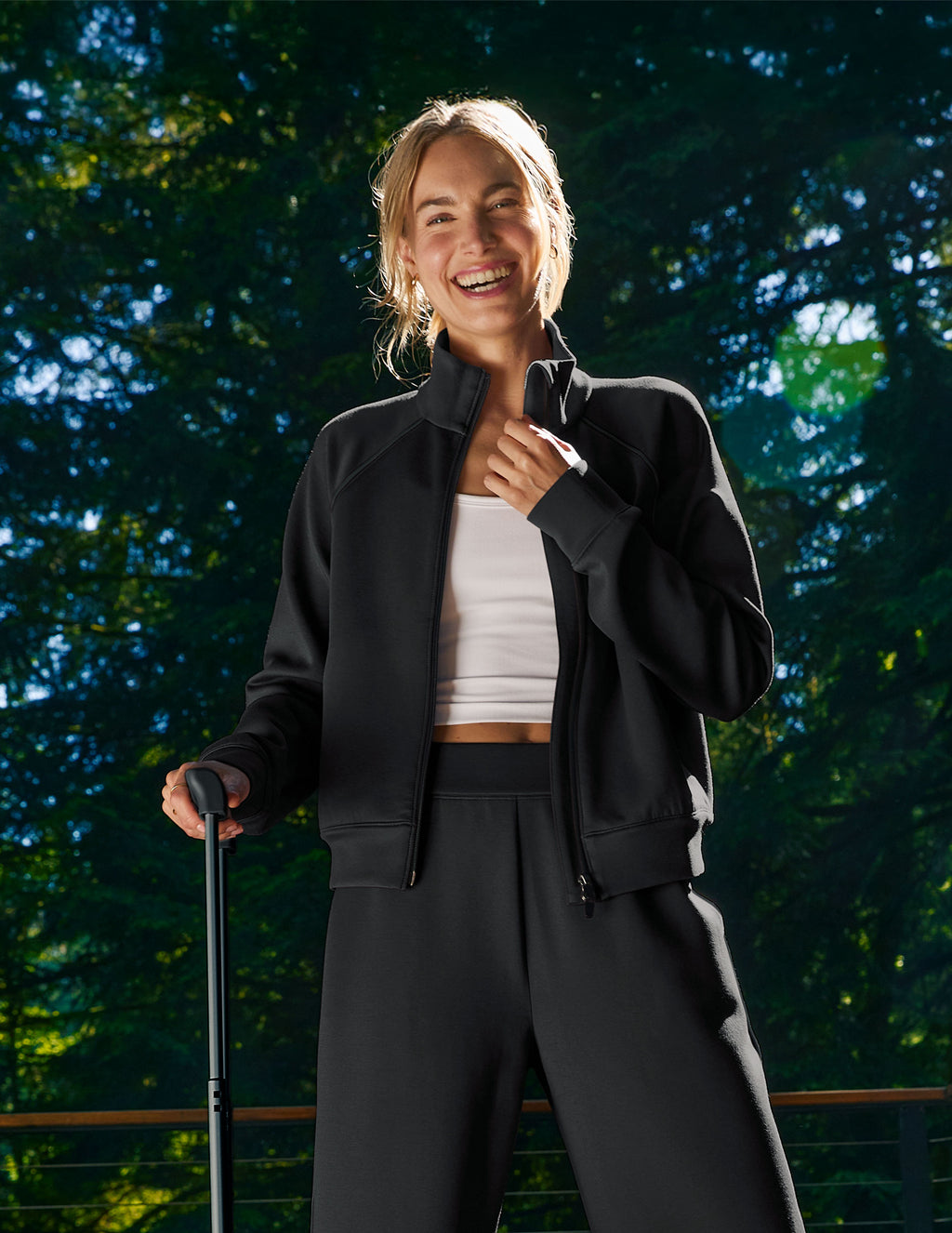 Body Ballancer Jacket In The Flow Bomber Jacket | Beyond Yoga