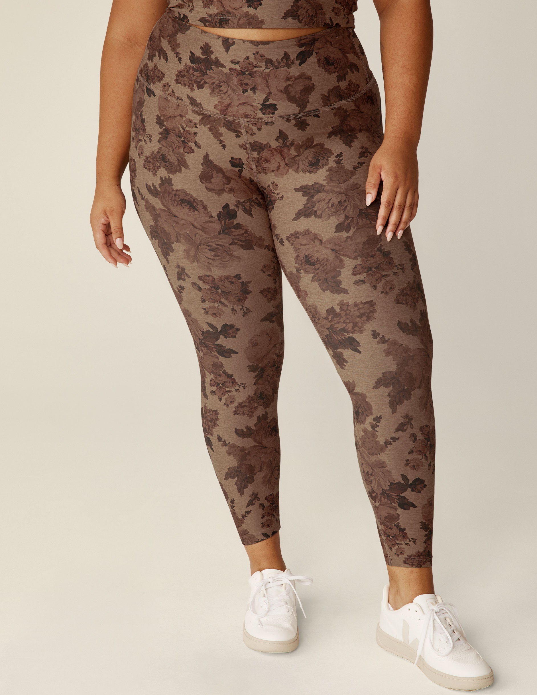 H & M Floral Stretch Yoga Full Workout Casual Lounge Leggings