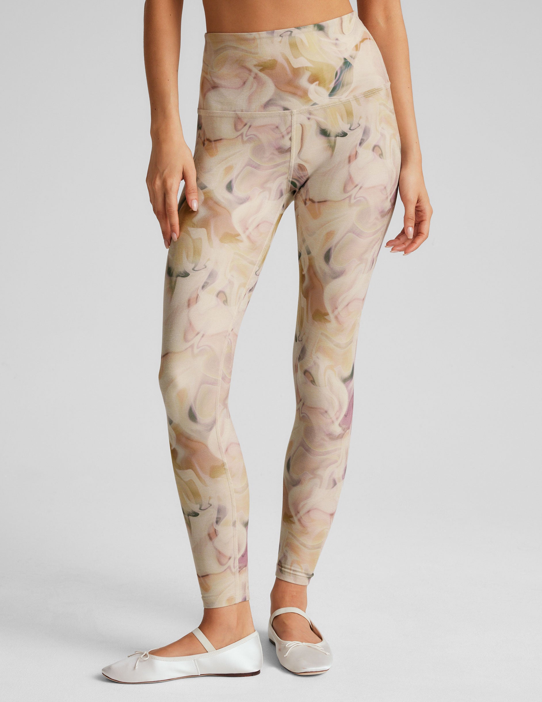 Earthen Swirl SoftMark High Waisted Midi Legging