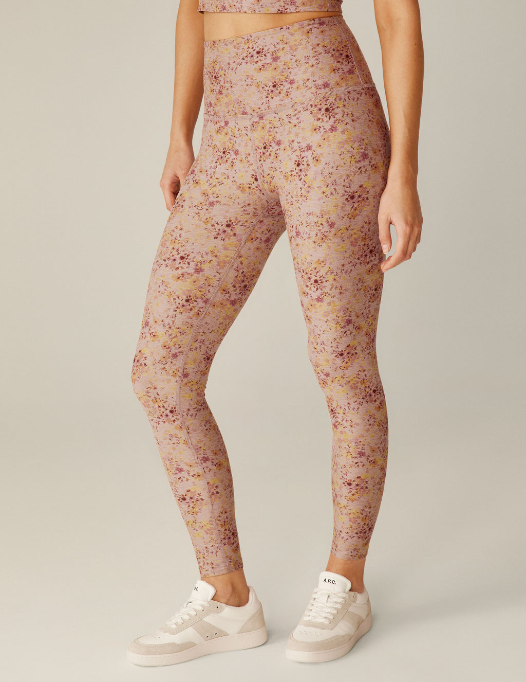 Meadow Floral SoftMark High Waisted Midi Legging Secondary Image