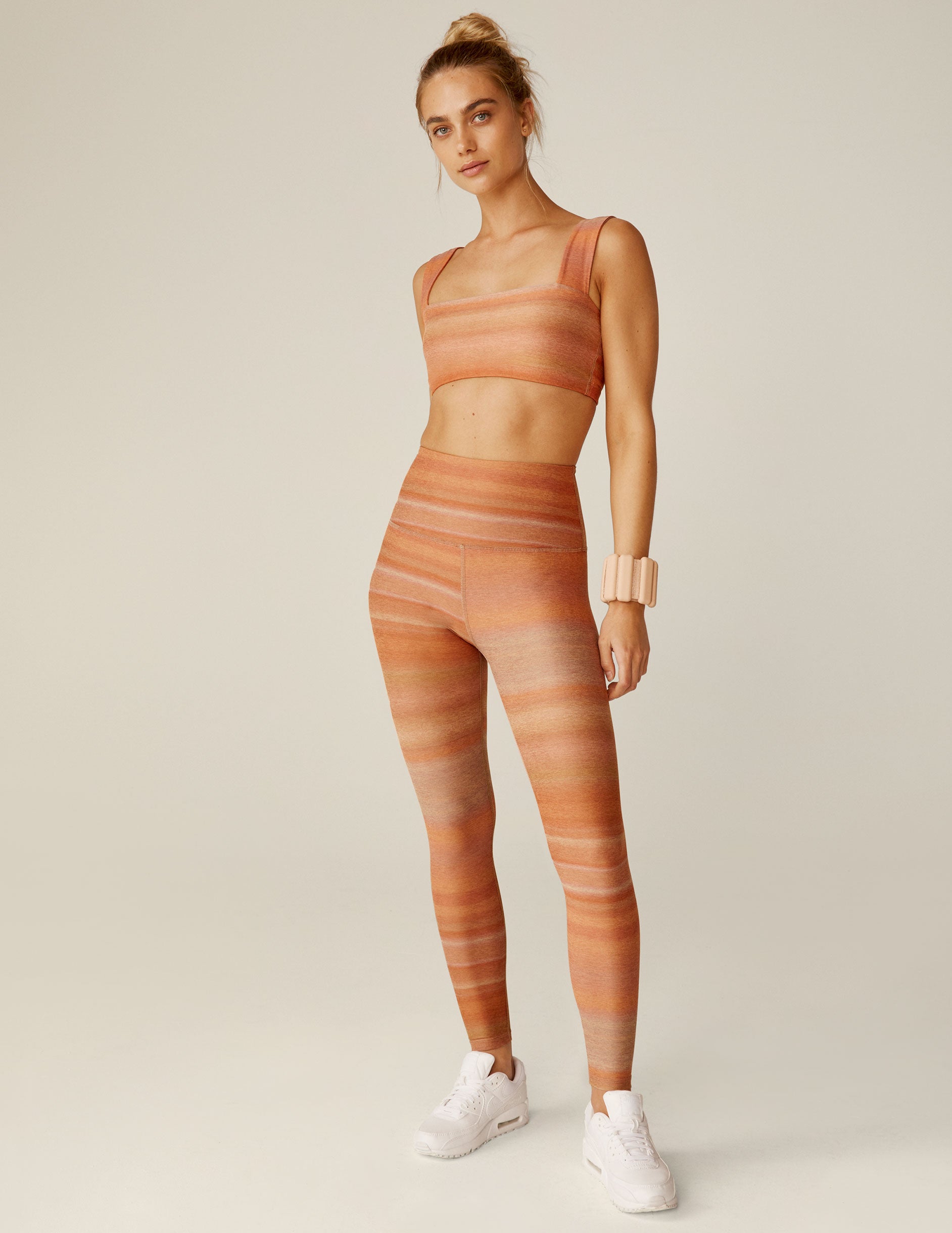 Beyond Yoga - Out of Line Full Length Stripe Leggings - 35 Strong