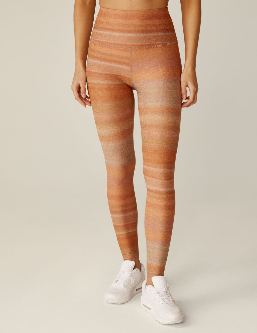 Bronze/Orange/White on Grey Leggings