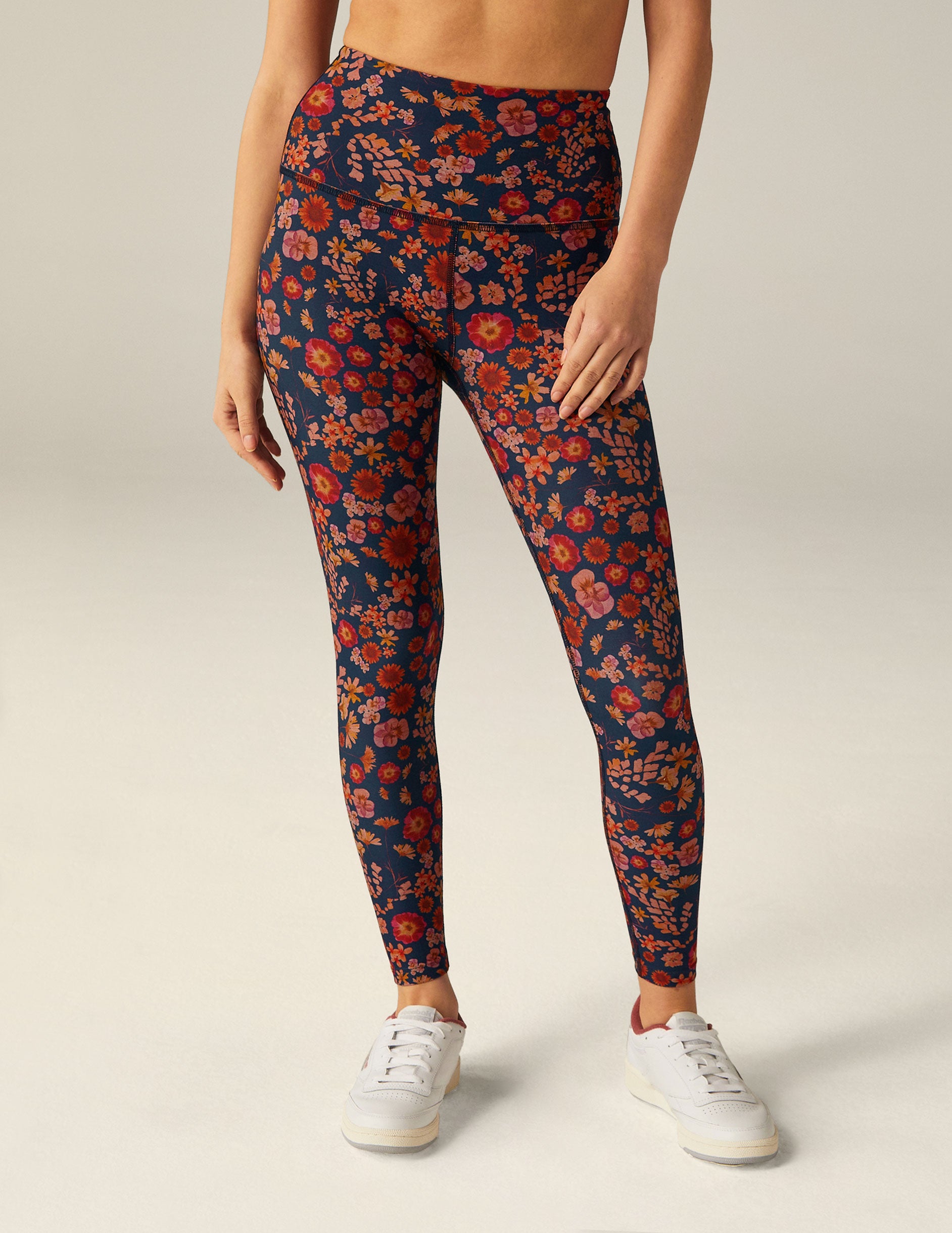 Retro Press Floral SoftMark High Waisted Midi Legging Beyond Yoga