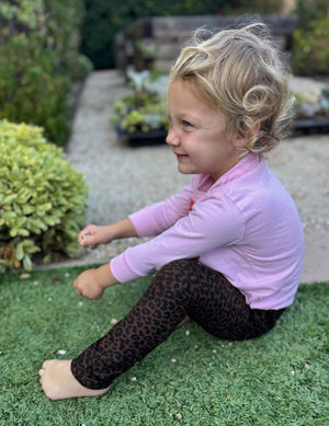 Espresso Leopard SoftMark Toddler Legging