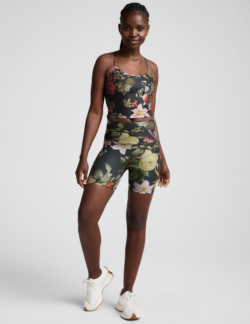Botanical Garden SoftMark Slim Racerback Cropped Tank