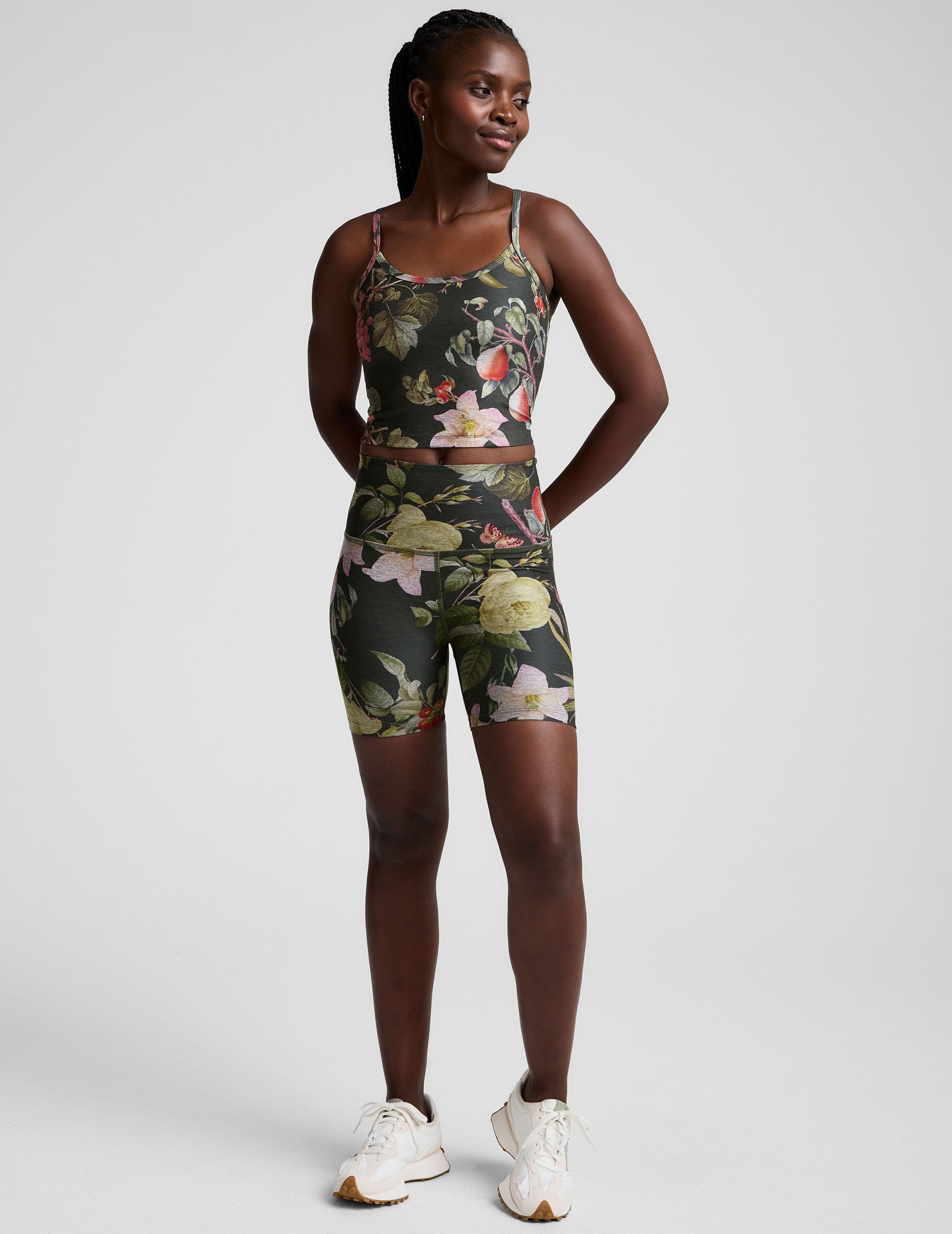 Botanical Garden SoftMark Keep Pace Biker Short | Beyond Yoga