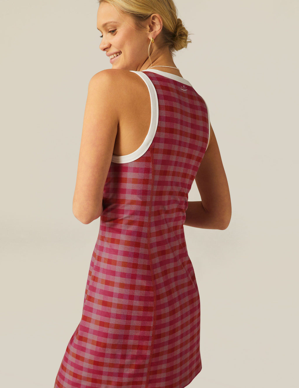 Pink Gingham SoftMark Outlines Dress Secondary Image