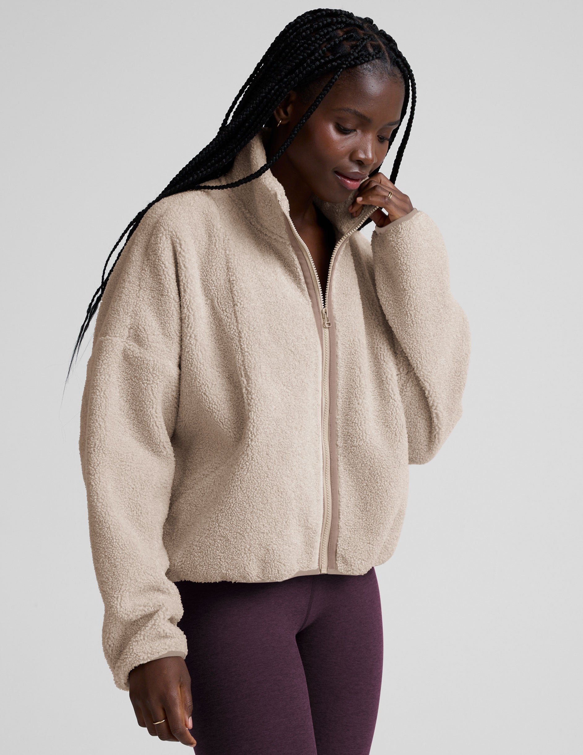 ジャケット・アウター aya yamanaka Blanket zip up jacket Unity Zip Jacket | Beyond Yoga