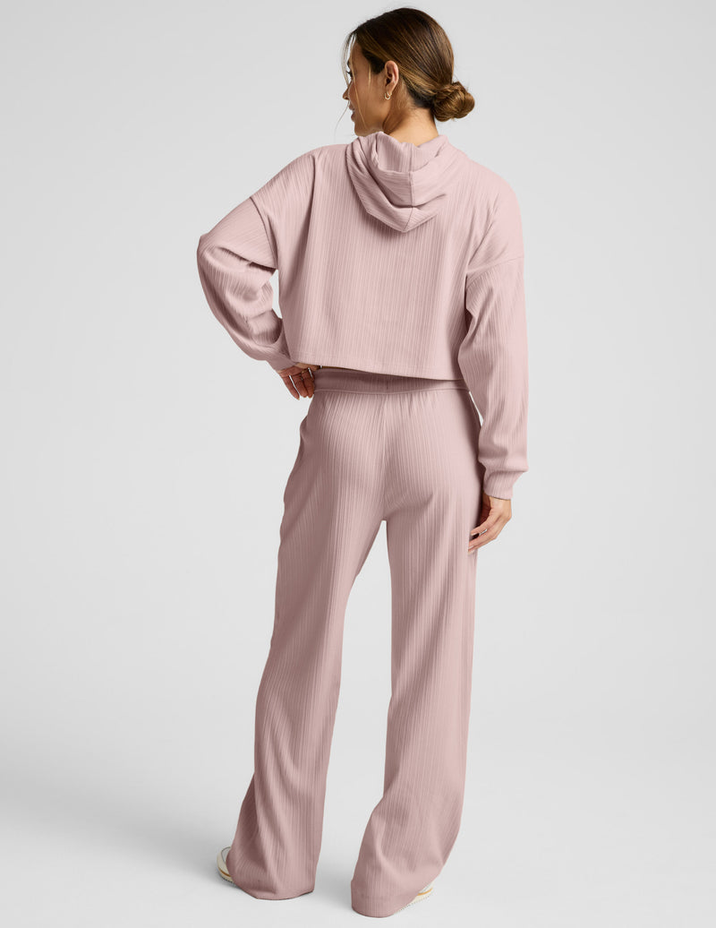 Breathe Easy Ribbed Wide Leg Pant