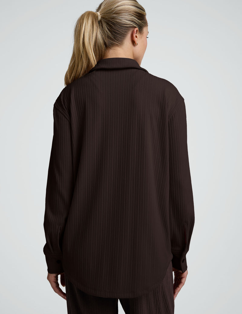 Breathe Easy Ribbed Front Shirt