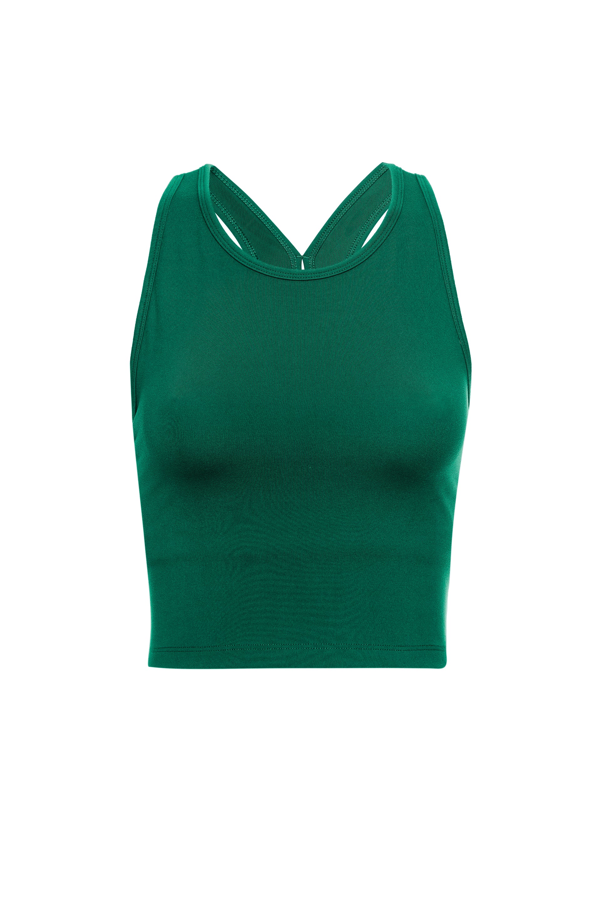 Basic Instincts Seamless Tank In Hunter Green Curves • Impressions Online  Boutique
