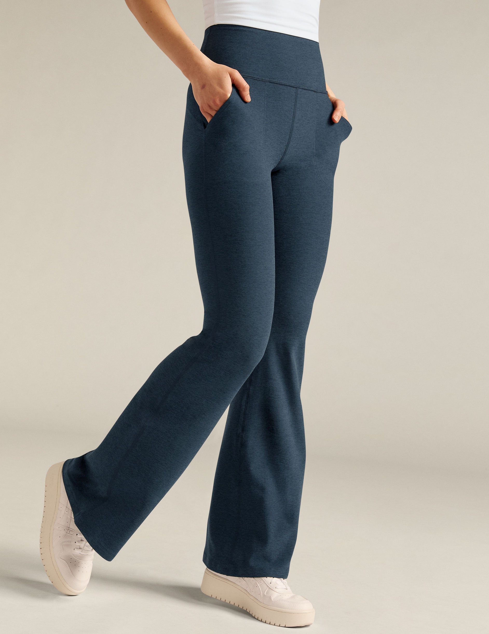 Navy Blue High Waist Pants for Women, Blue Wide Leg Pants for Women, Women's  Office Pants High Rise, Womens Palazzo Pants Blue -  Norway