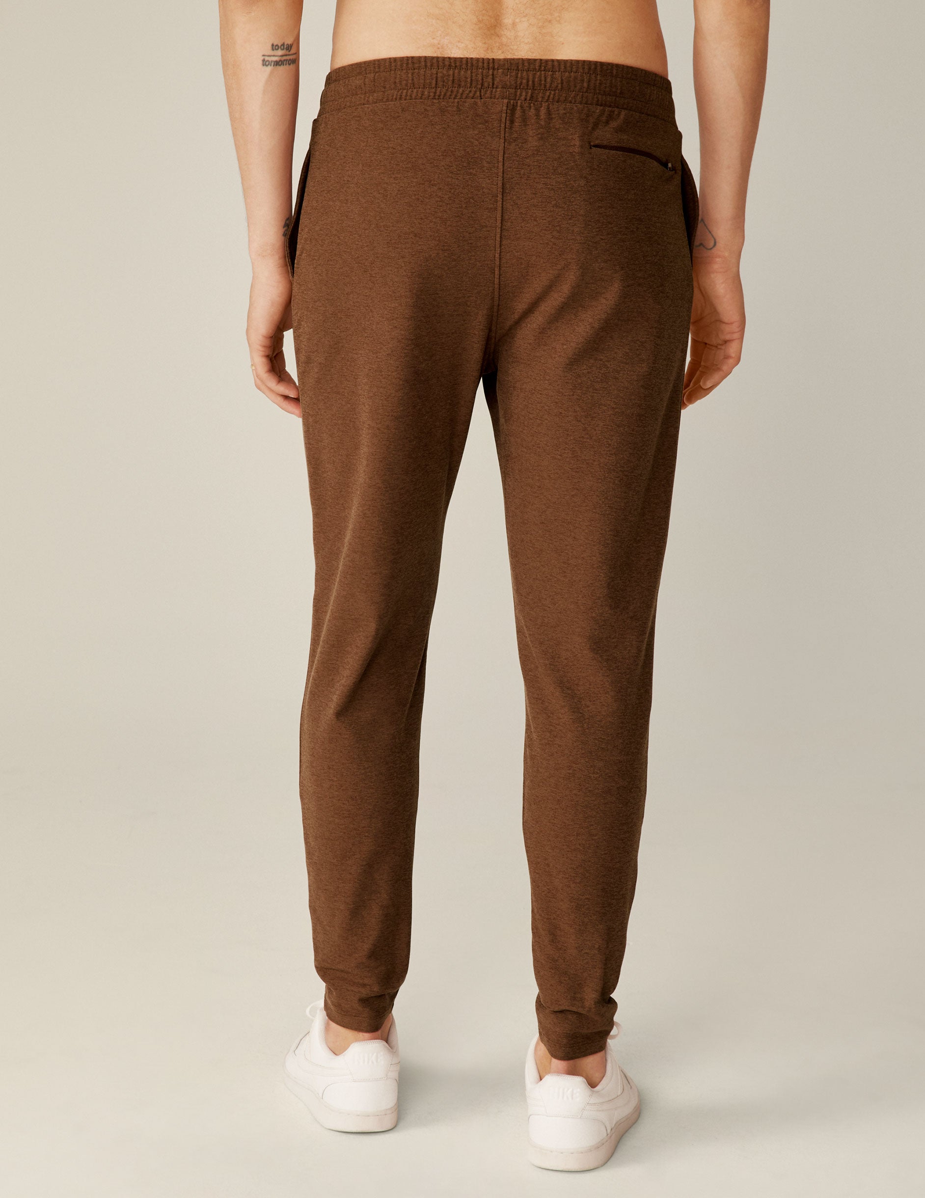 mens brown joggers