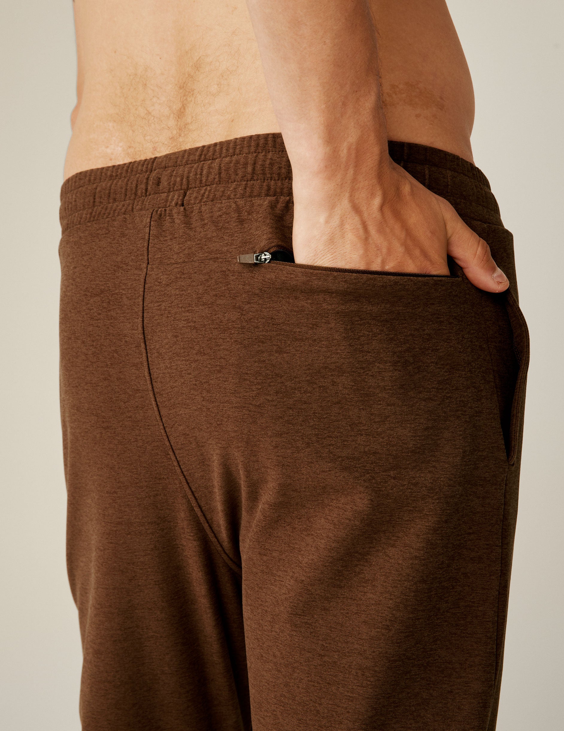 mens brown joggers