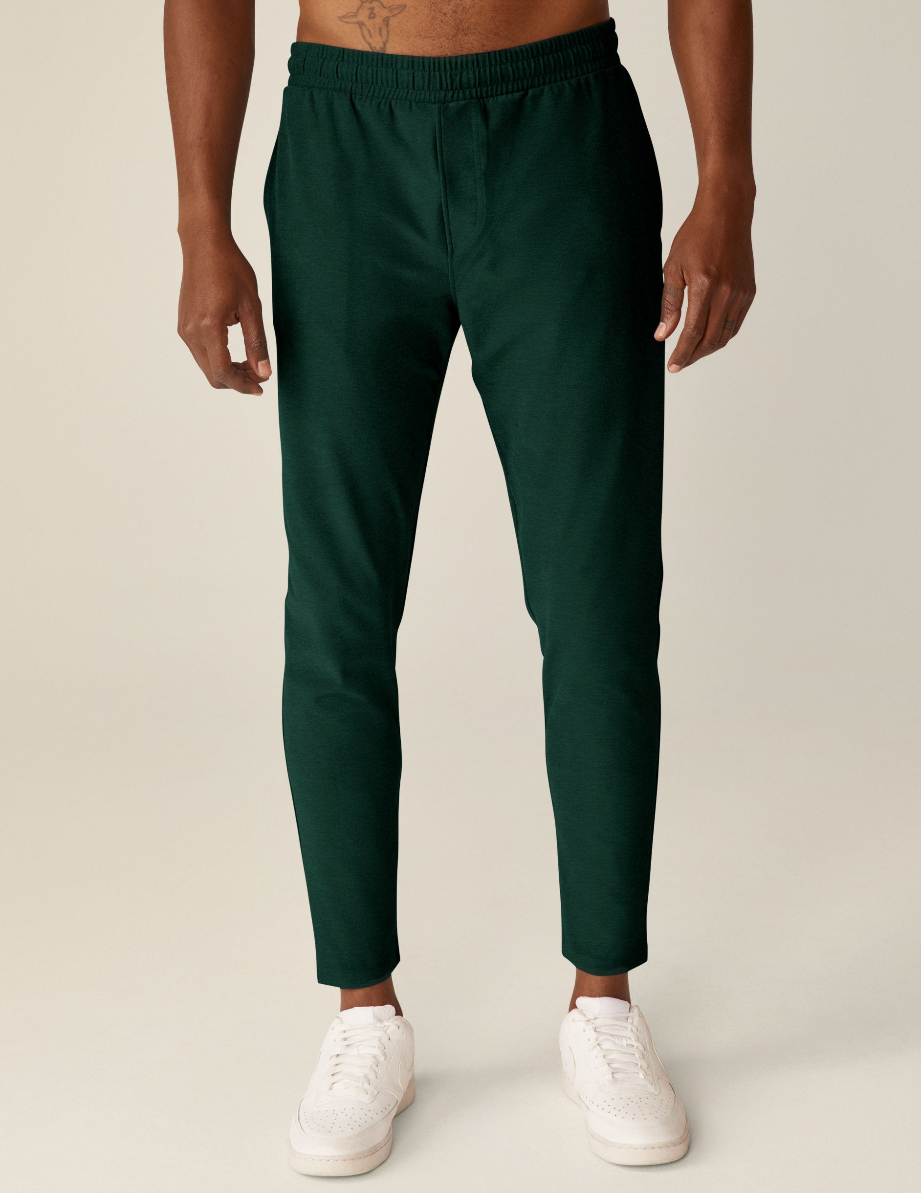 green mens pants with pockets. 