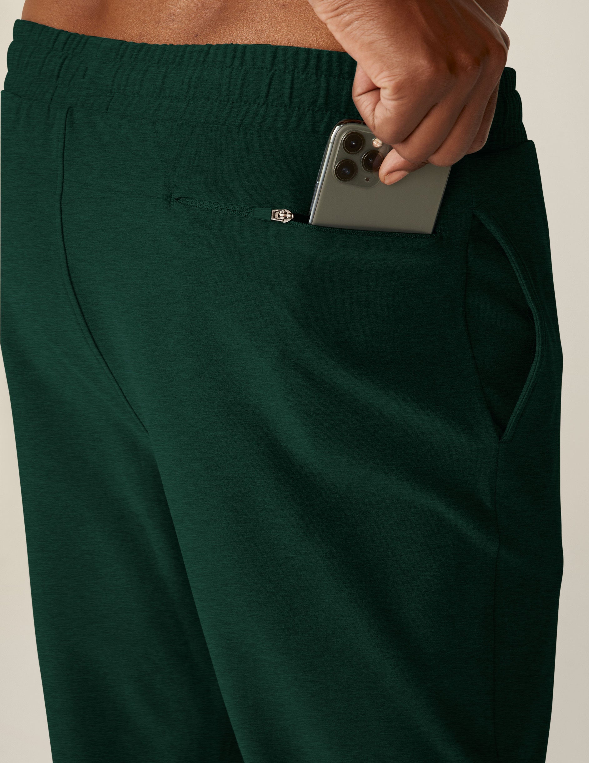 green mens pants with pockets. 