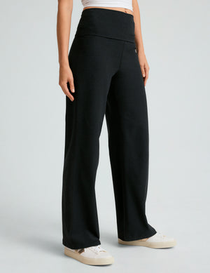 black fold over pant