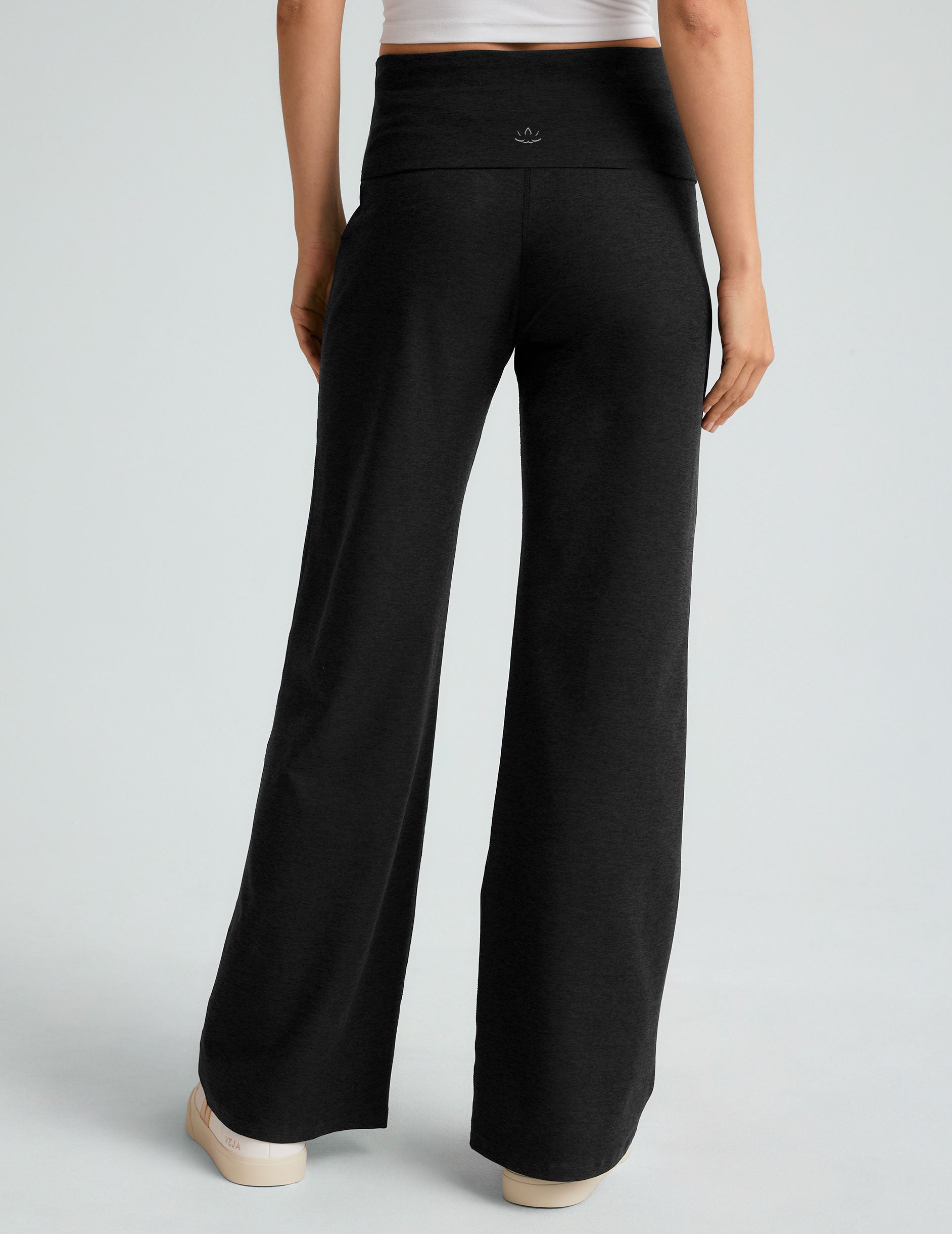 black fold over pant